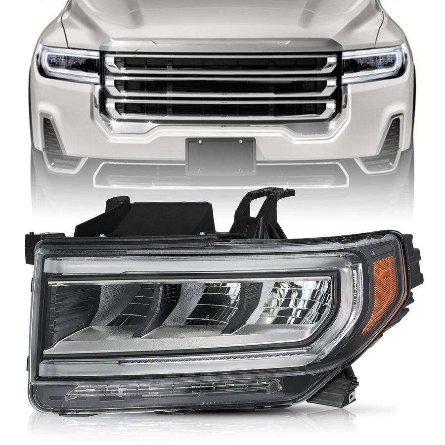 For 2020-2023 GMC Acadia SL|SLE|SLT|Denali Full LED Headlights