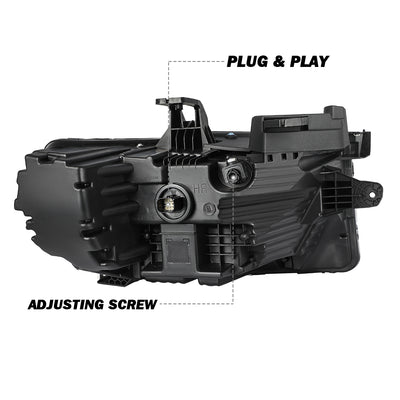 For 2020-2023 GMC Acadia SL|SLE|SLT|Denali Full LED Headlights