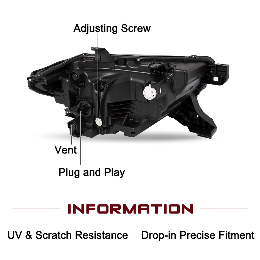 For 2020-2023 Toyota Tacoma LE Full LED Headlights