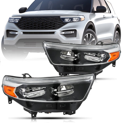 For 2020-2024 Ford Explorer XLT / Limited Headlights
