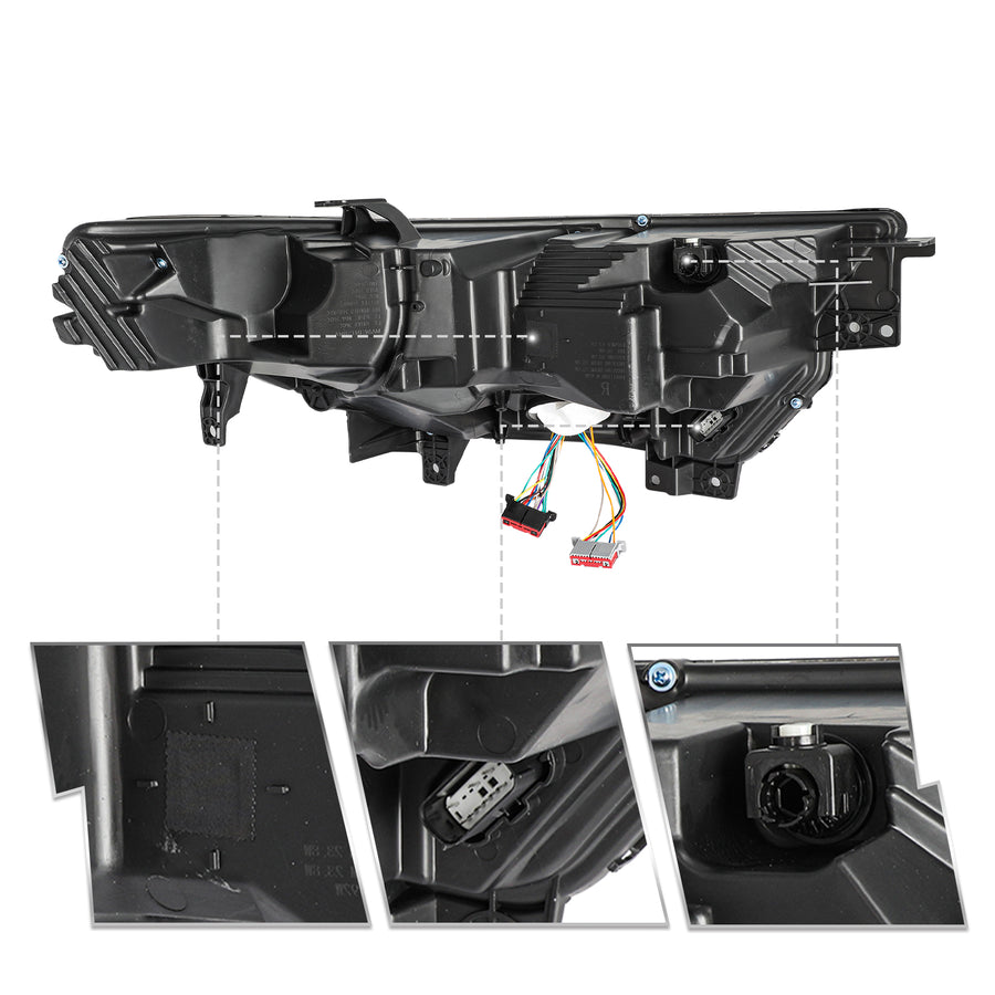 For 2020-2024 Ford Explorer XLT / Limited Headlights