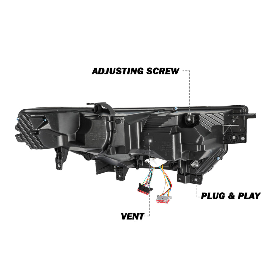 For 2020-2024 Ford Explorer XLT / Limited Headlights