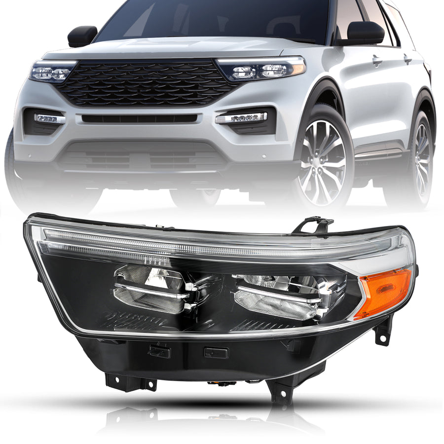 For 2020-2024 Ford Explorer XLT / Limited Headlights