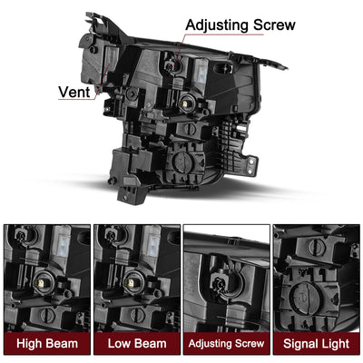 For 2021-2023 Chevy Tahoe/Suburban LED Headlights W/o DRL