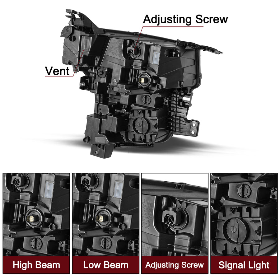 For 2021-2023 Chevy Tahoe/Suburban LED Headlights W/o DRL