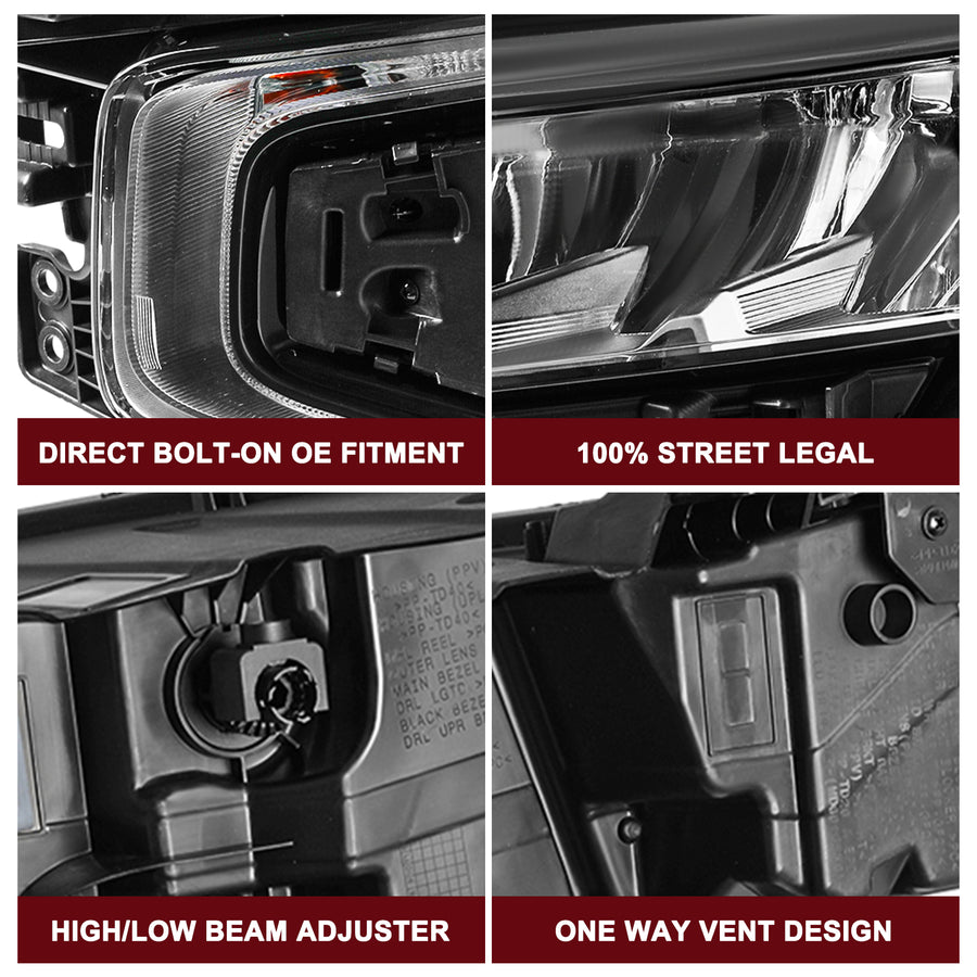 For 2021-2023 Chevy Tahoe/Suburban LED Headlights W/o DRL