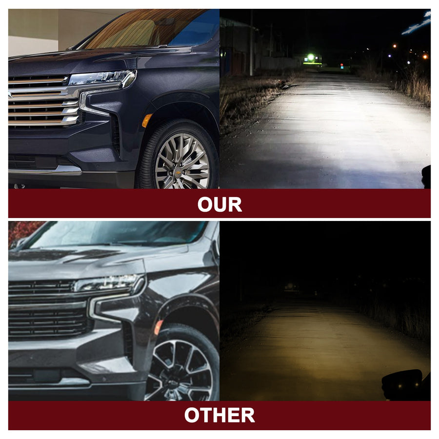 For 2021-2023 Chevy Tahoe/Suburban LED Headlights W/o DRL