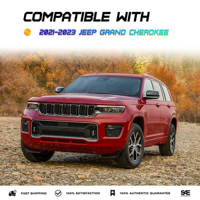 For 2021-2023 Jeep Grand Cherokee LED Headlights