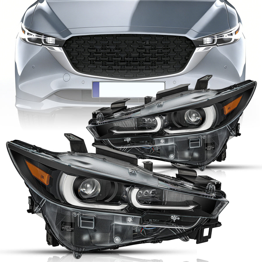 For 2022-2024 Mazda CX-5 w/o AFS Full LED Projector Headlights