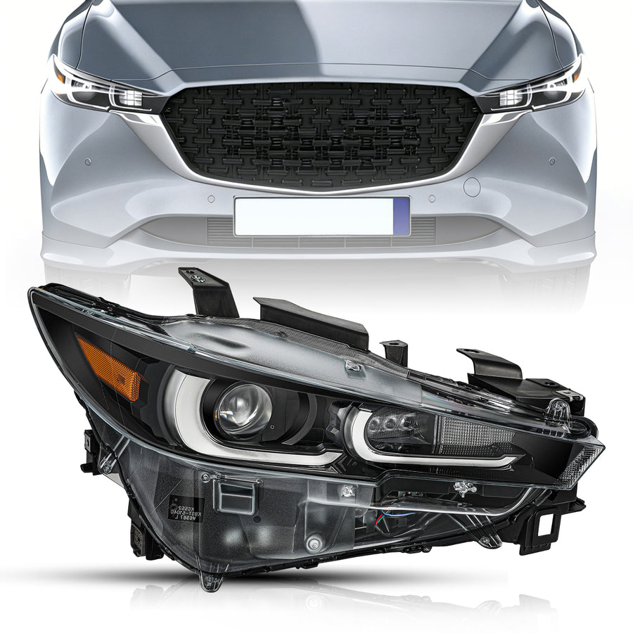 For 2022-2024 Mazda CX-5 w/o AFS Full LED Projector Headlights