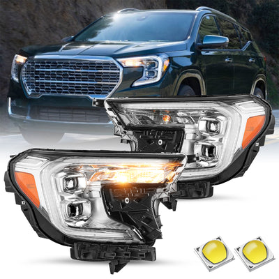 For 2022-2024 GMC Terrain SLE/SLT Full LED Projector Headlights