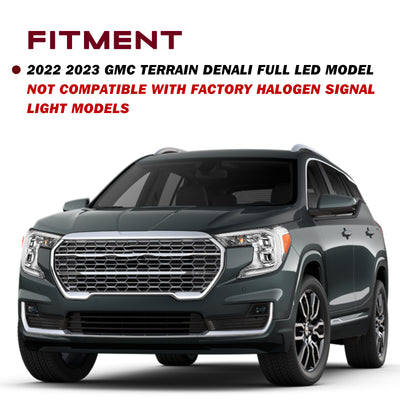 For 2022-2024 GMC Terrain SLE/SLT Full LED Projector Headlights