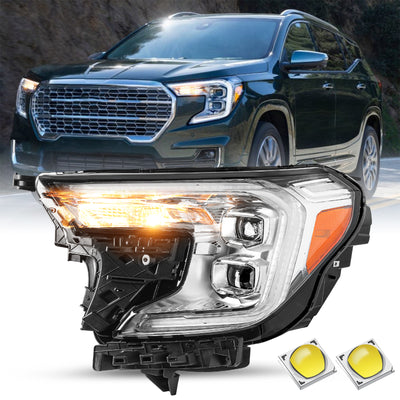 For 2022-2024 GMC Terrain SLE/SLT Full LED Projector Headlights