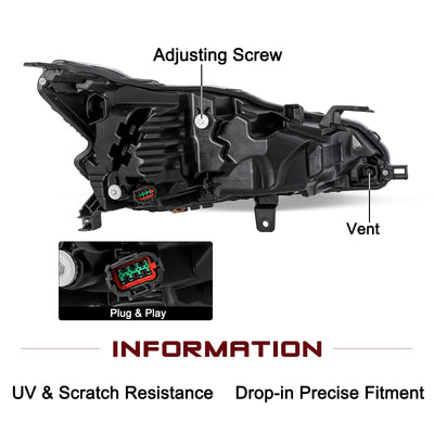 For 2023-2024 Nissan Altima Full LED Projector Headlights