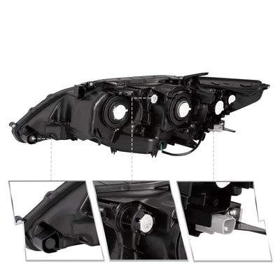 For 2013-2015 Lexus ES350 ES300h Projector Halogen Headlight