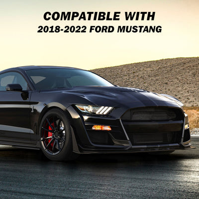 For 2018-2023 Ford Mustang LED Projector Headlights