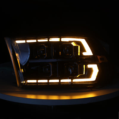 For 2009-2018 Dodge Ram 1500 2500 3500 Full LED Performance Headlights [for dual or quad beam style]
