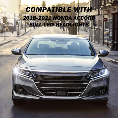 For 2018-2021 Honda Accord Full LED Headlights