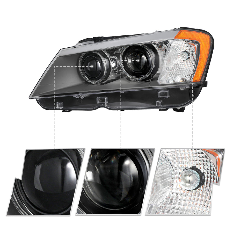 For 2011-2014 BMW X3 HID/Xenon W/O AFS Headlights