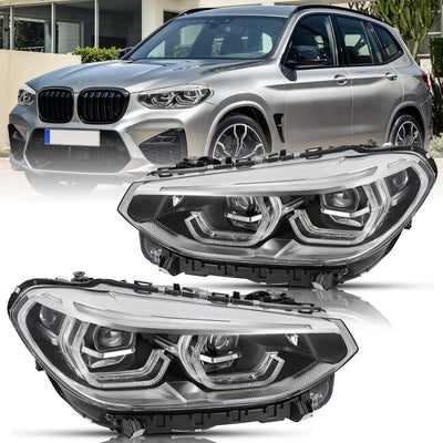 For 2018-2021 BMW X3/ 2019-2021 BMW X4 Full LED W/AFS Headlights