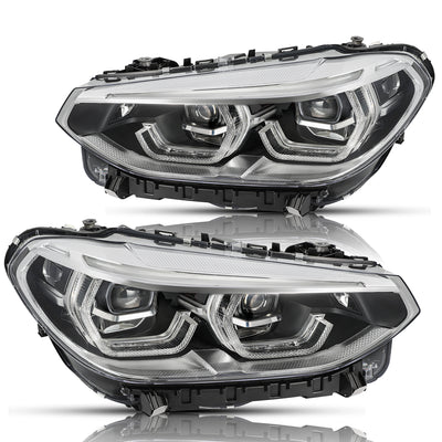 For 2018-2021 BMW X3/ 2019-2021 BMW X4 Full LED W/AFS Headlights