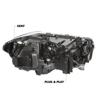 For 2018-2021 BMW X3/ 2019-2021 BMW X4 Full LED W/AFS Headlights