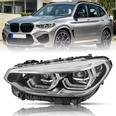 For 2018-2021 BMW X3/ 2019-2021 BMW X4 Full LED W/AFS Headlights