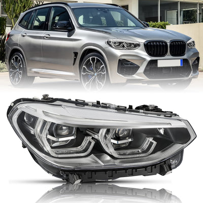 For 2018-2021 BMW X3/ 2019-2021 BMW X4 Full LED W/AFS Headlights