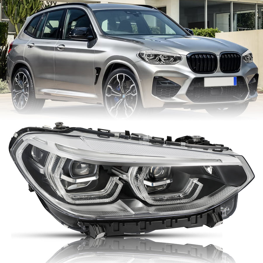 For 2018-2021 BMW X3/ 2019-2021 BMW X4 Full LED W/AFS Headlights