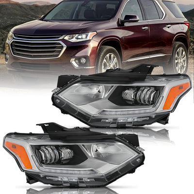 For 2018-2021 Chevy Traverse LED w/DRL Headlights