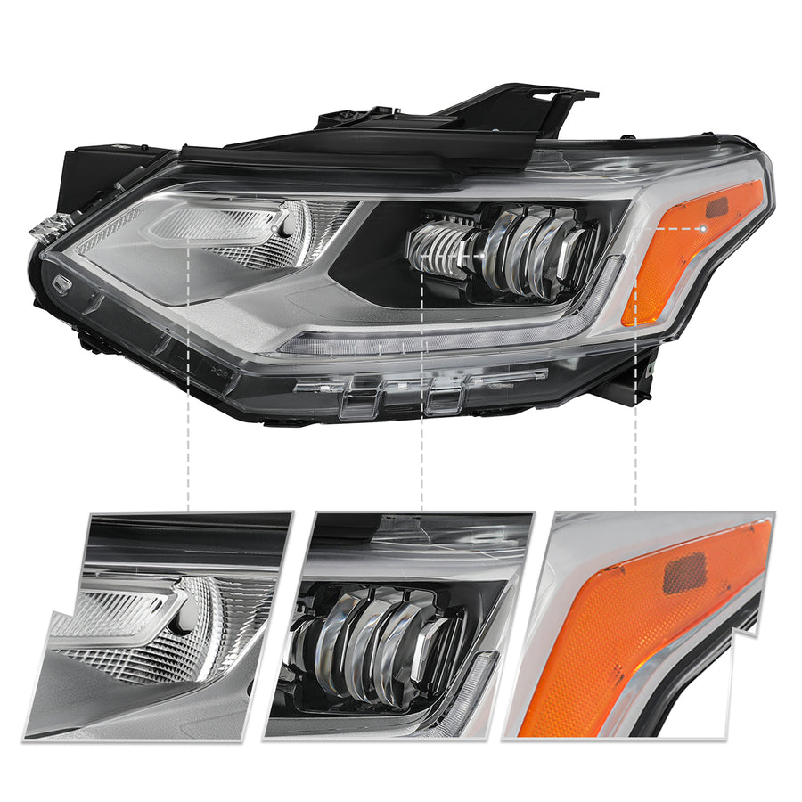 For 2018-2021 Chevy Traverse LED w/DRL Headlights