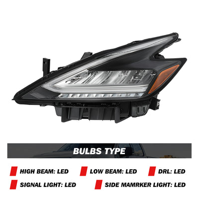 For 2019-2021 Nissan Murano Full LED Headlights