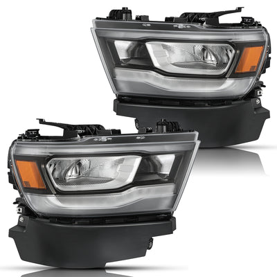 For 2019-2024 for Dodge RAM 1500 Rebel/Laramie Full LED Headlights