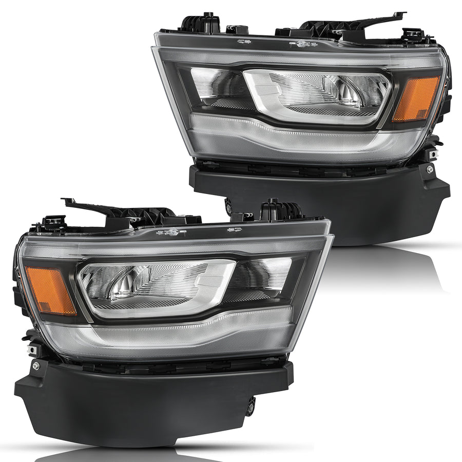 For 2019-2024 for Dodge RAM 1500 Rebel/Laramie Full LED Headlights