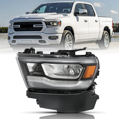 For 2019-2024 for Dodge RAM 1500 Rebel/Laramie Full LED Headlights