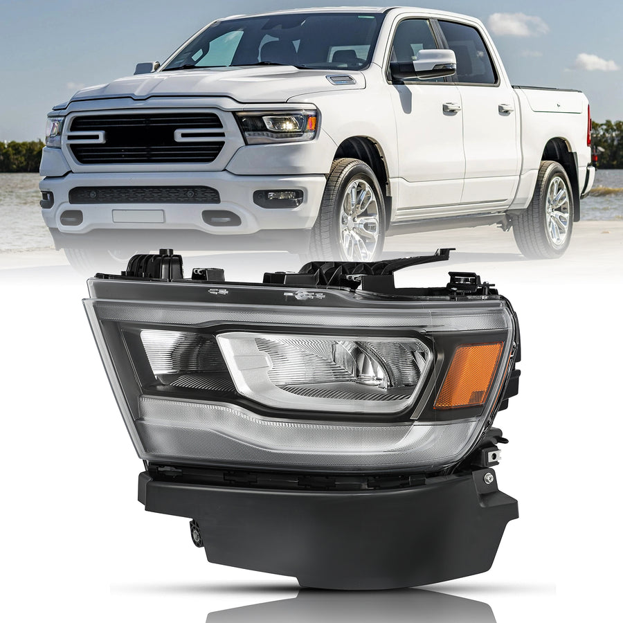For 2019-2024 for Dodge RAM 1500 Rebel/Laramie Full LED Headlights