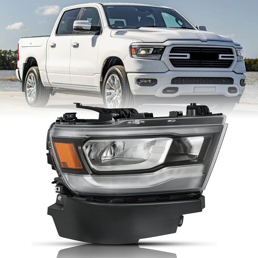 For 2019-2024 for Dodge RAM 1500 Rebel/Laramie Full LED Headlights