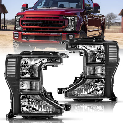 For 2020-2022 Ford F250 F350 SuperDuty Halogen Headlights