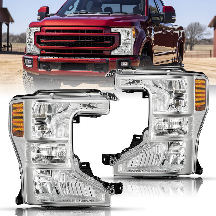 For 2020-2022 Ford F250 F350 SuperDuty Halogen Headlights