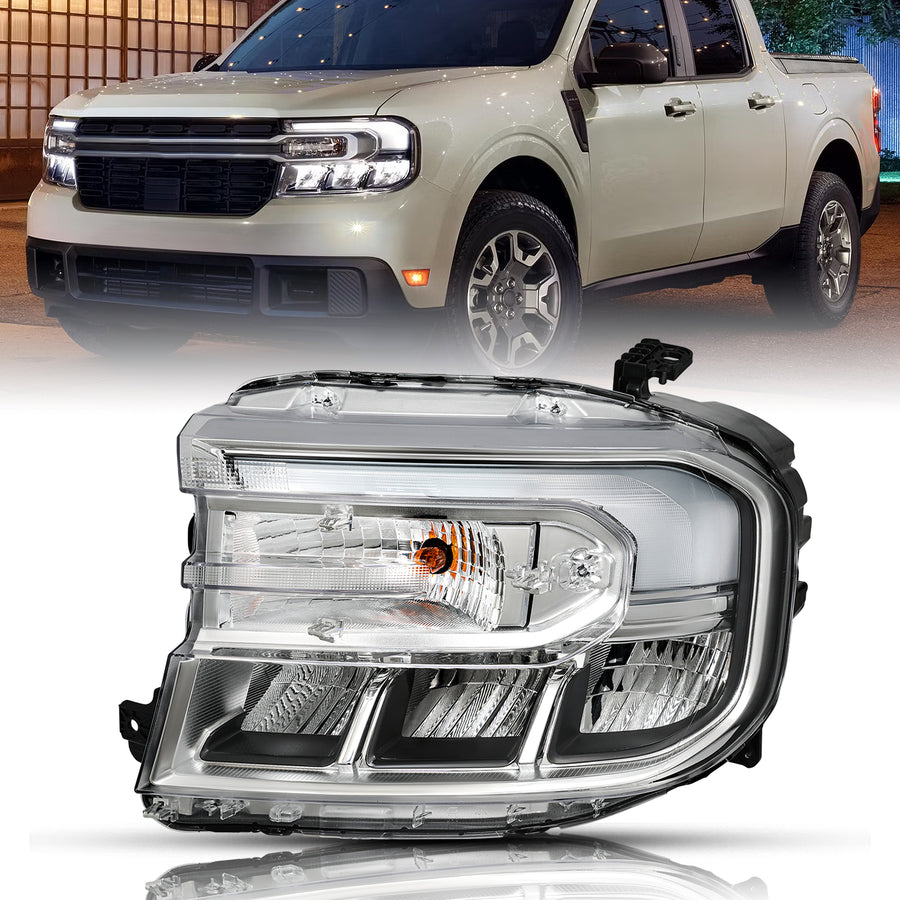 For 2022-2024 Ford Maverick w/o DRL LED Projector Headlights