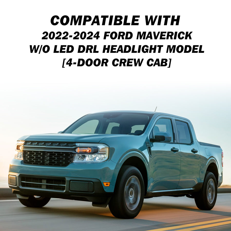 For 2022-2024 Ford Maverick w/o DRL LED Projector Headlights