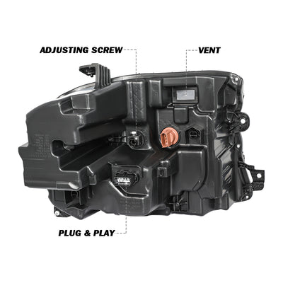 For 2022-2024 Ford Maverick w/o DRL LED Projector Headlights