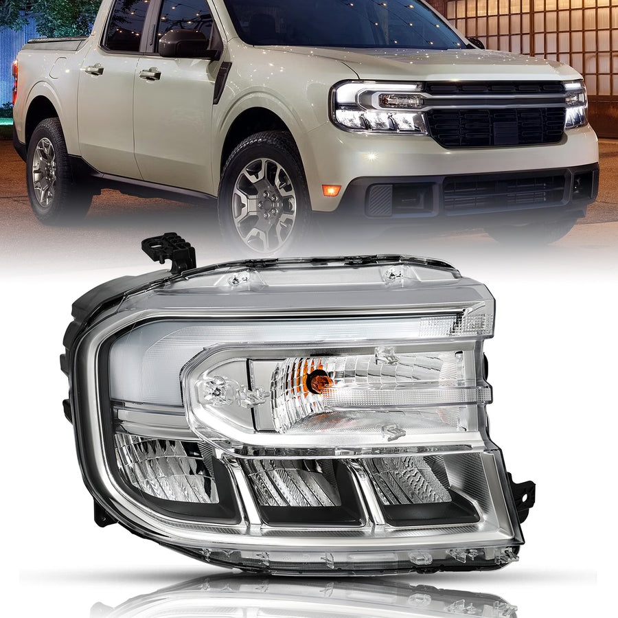 For 2022-2024 Ford Maverick w/o DRL LED Projector Headlights
