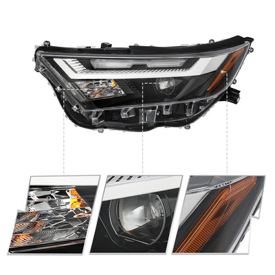 For 2022-2024 Toyota RAV4 SE XLE XSE Limited [LED Hi-Lo Beam] LED Headlights