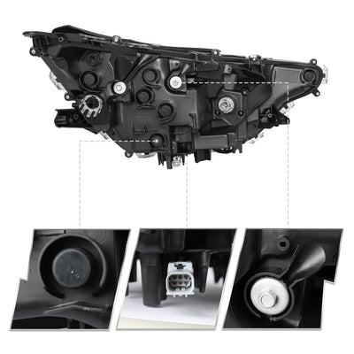 For 2022-2024 Toyota RAV4 SE XLE XSE Limited [LED Hi-Lo Beam] LED Headlights