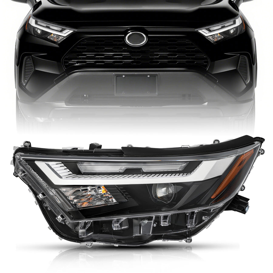 For 2022-2024 Toyota RAV4 SE XLE XSE Limited [LED Hi-Lo Beam] LED Headlights