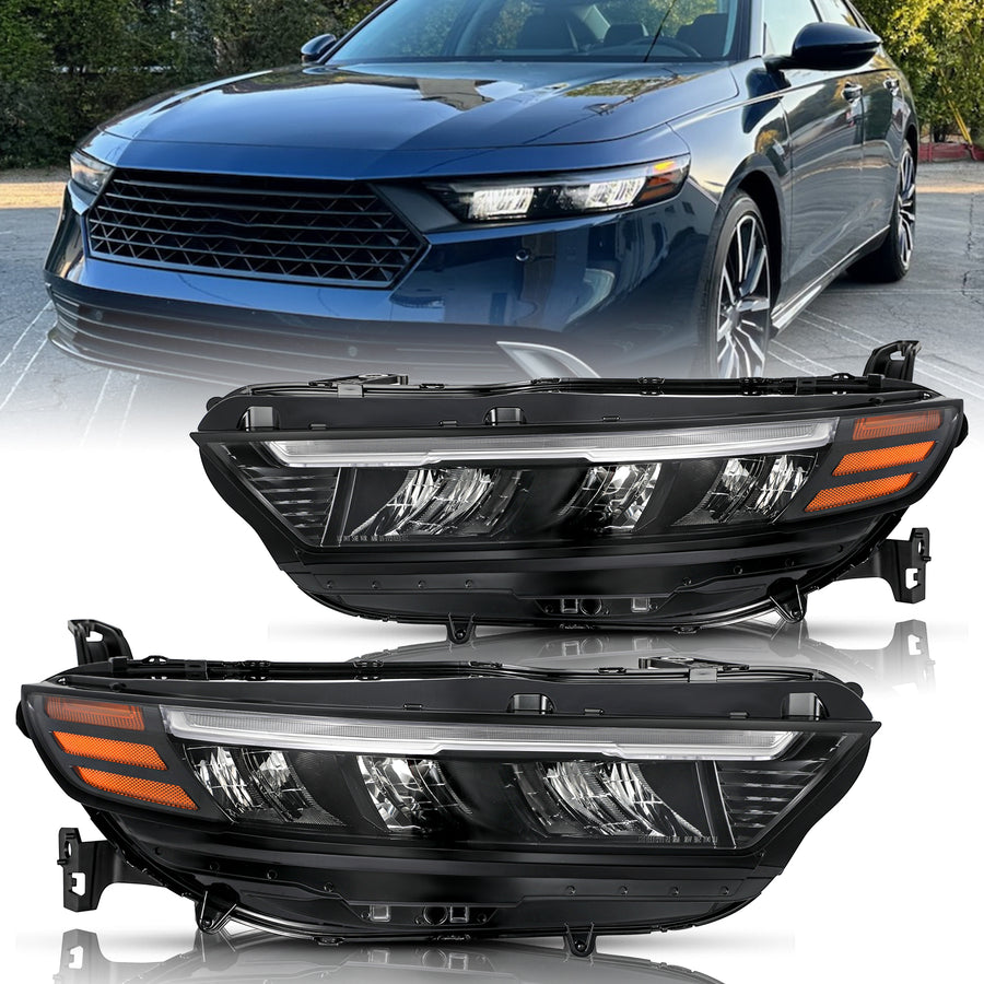 For 2023-2025 Honda Accord Full LED Projector Headlights