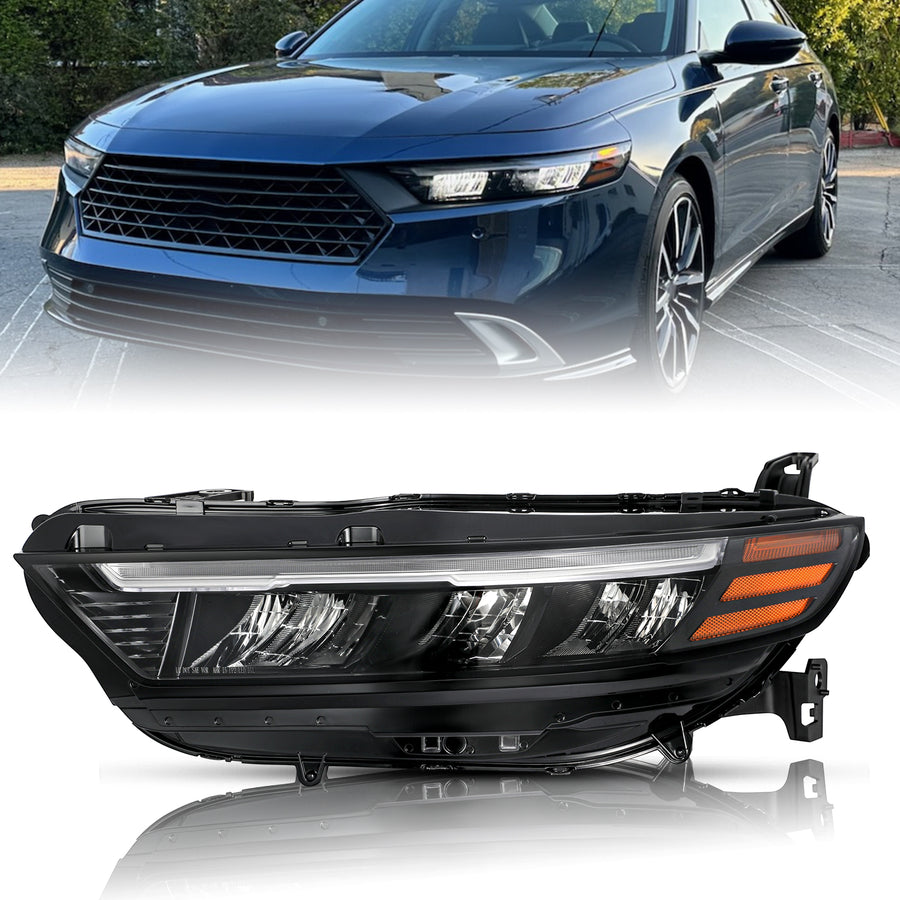 For 2023-2025 Honda Accord Full LED Projector Headlights