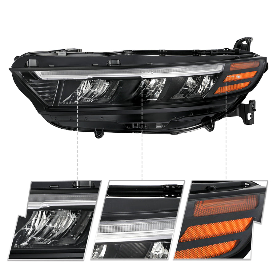 For 2023-2025 Honda Accord Full LED Projector Headlights