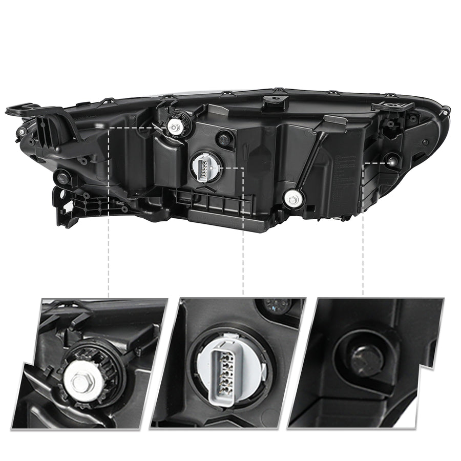 For 2023-2025 Honda Accord Full LED Projector Headlights